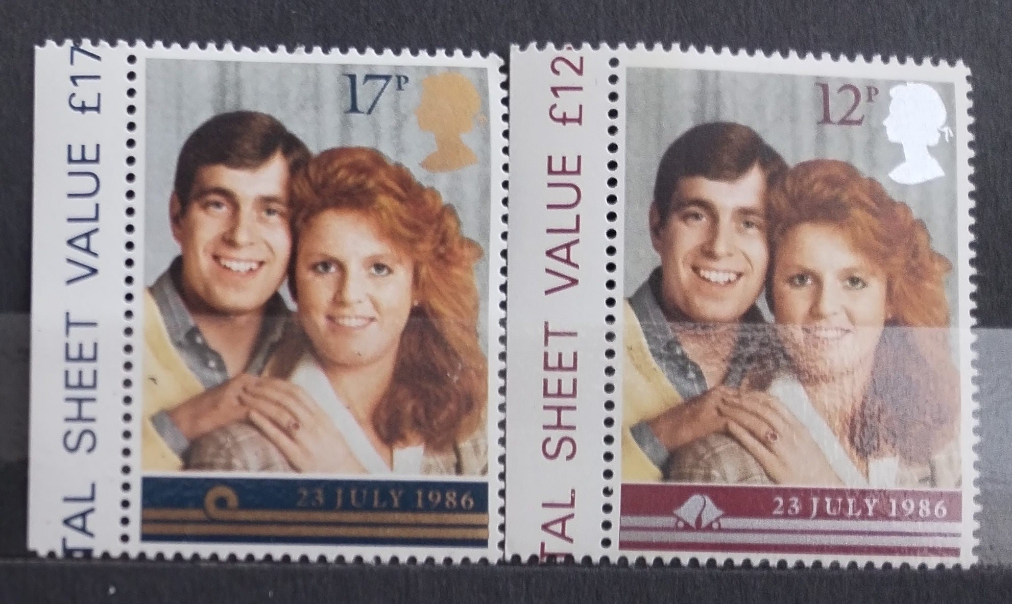 Velká Británie 1986 Svatba prince Andrewa