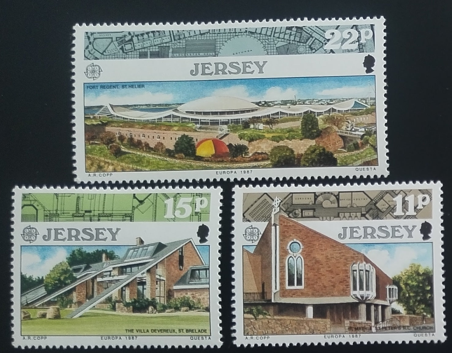 Jersey 1987 EUROPE and modern architecture