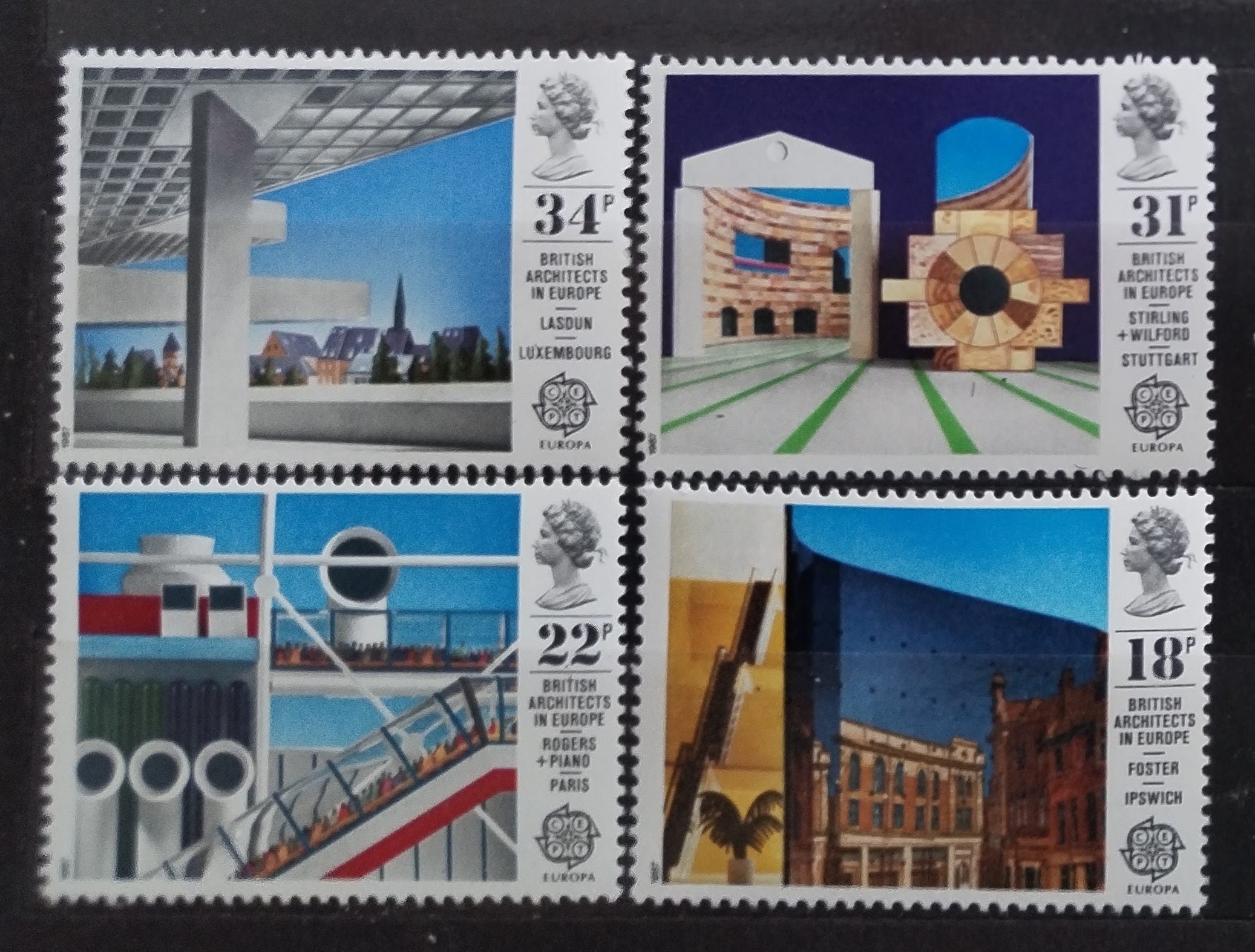 Velká Británie 1987 Moderní architektura