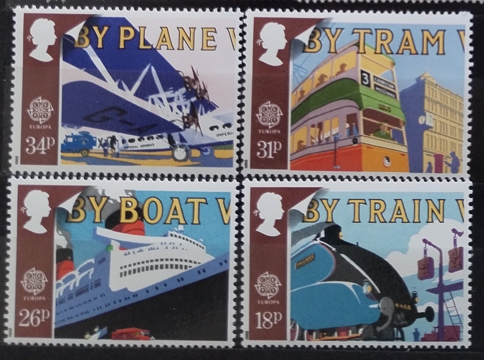 Velká Británie 1988 EUROPA Doprava