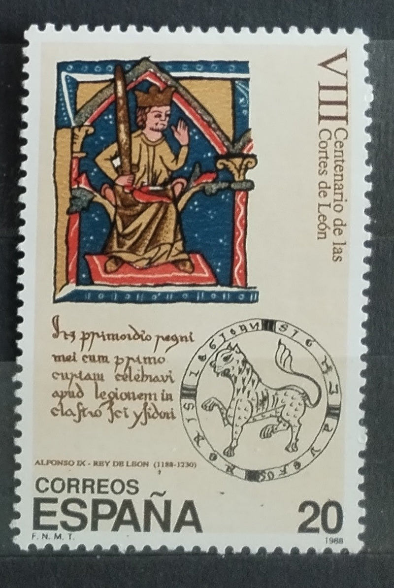 Španělsko 1988 Parlament v Leonu