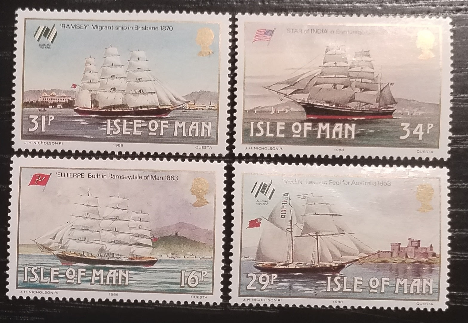 Ostrov Man 1988 Lodě a plachetnice