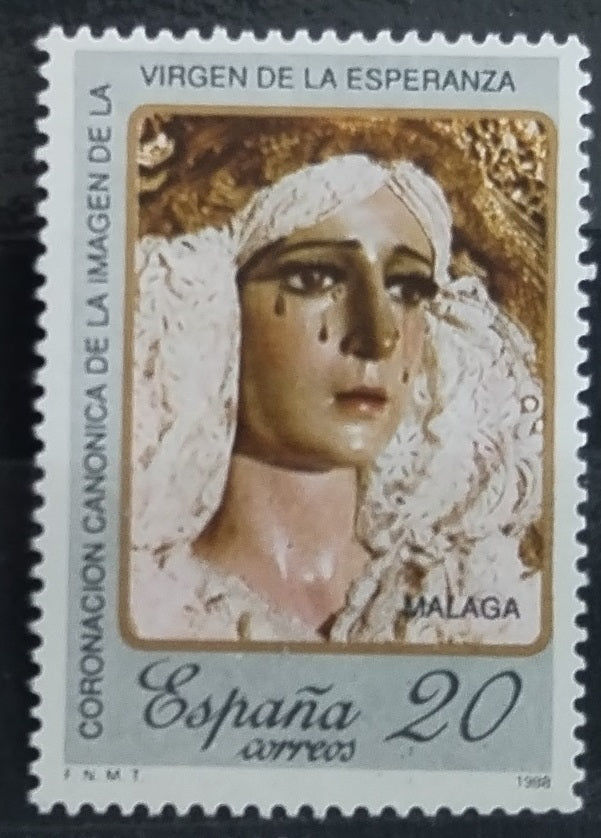 Španělsko 1988 Panenka Marie