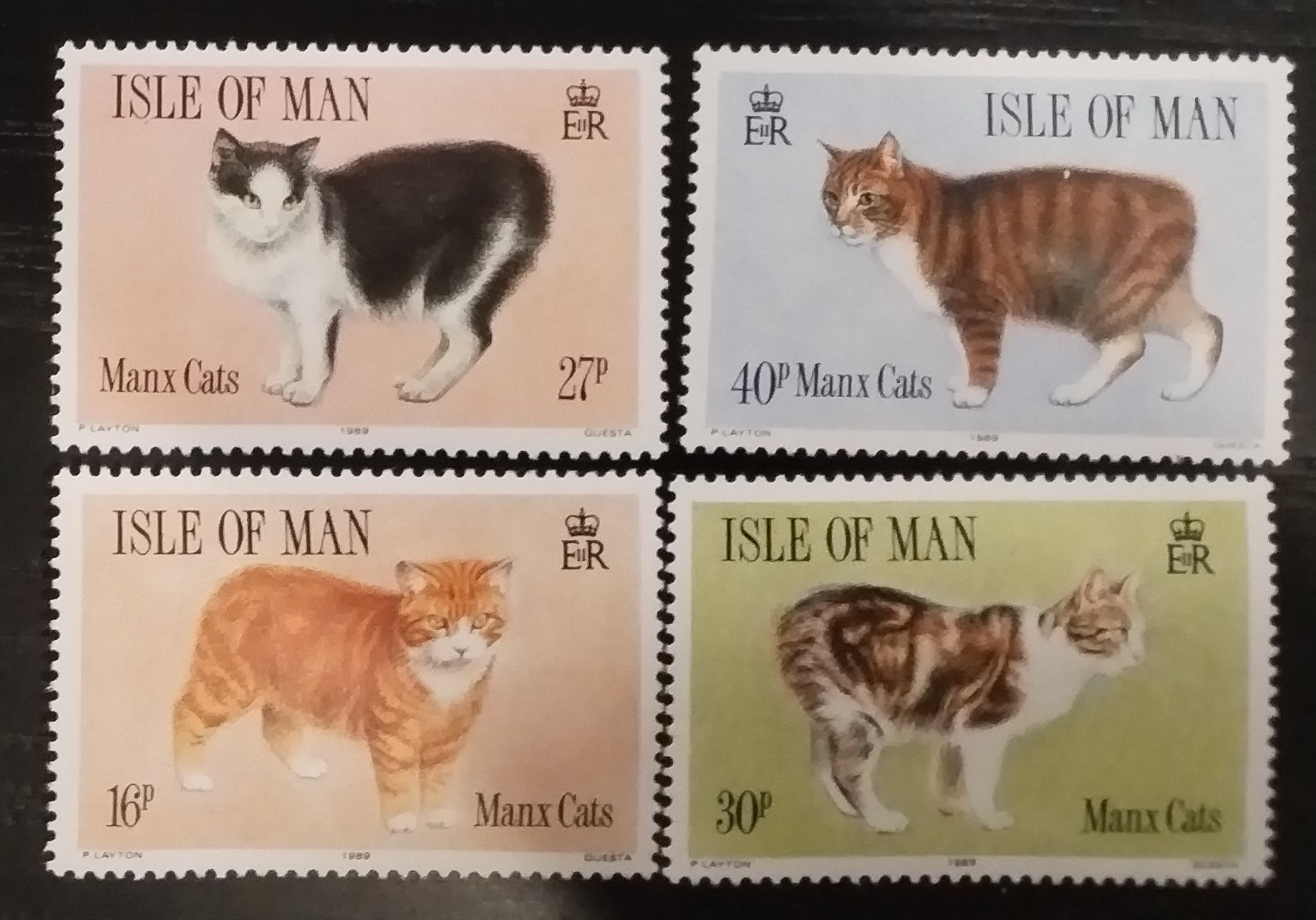 Isle of Man 1989 Manx cats
