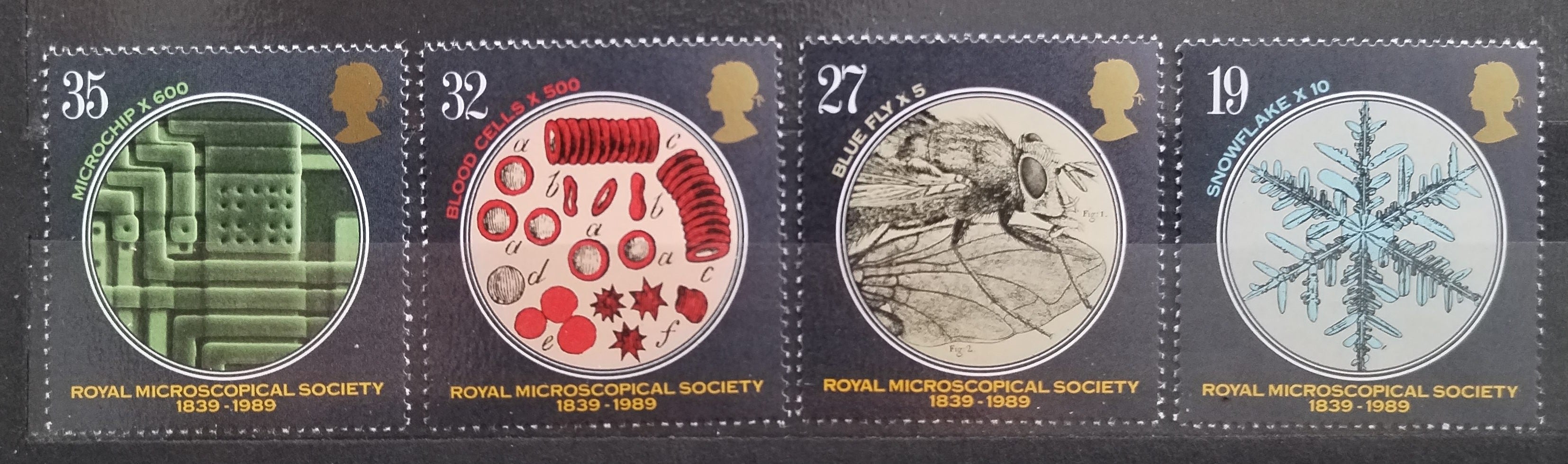 Velká Británie 1989 Mikroskopie
