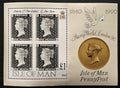 Ostrov Man 1990 Výročí první známky světa Penny Black