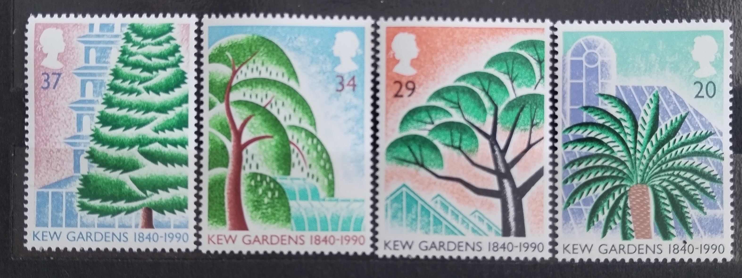 Velká Británie 1990 Zahrady Kew, Flora