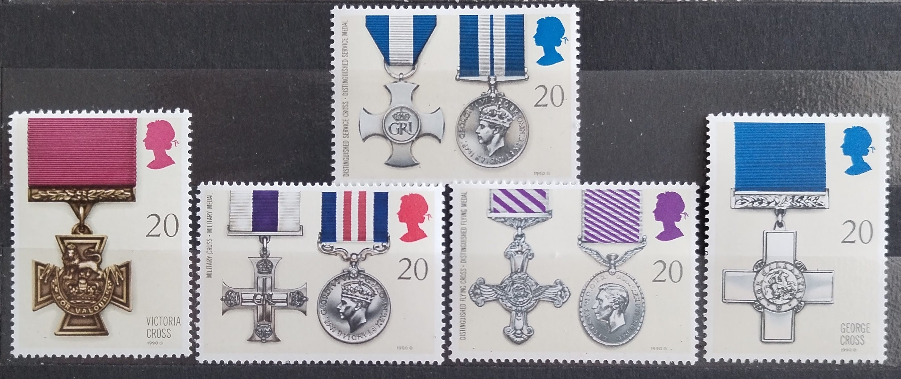Velká Británie 1990 Medaile a řády, Faleristika