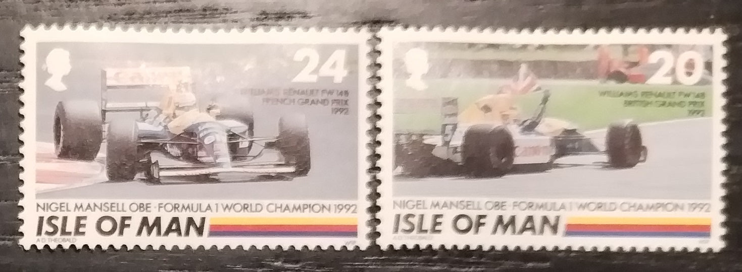 Ostrov Man 1992 Formule 1 a auta