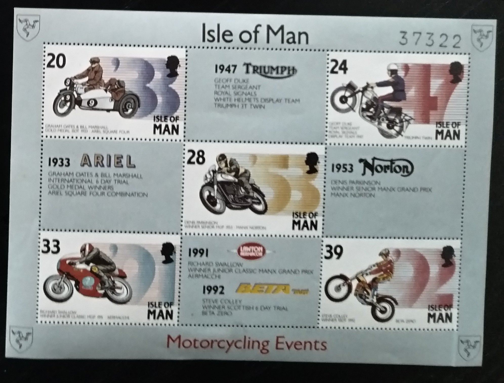 Ostrov Man 1993 Závody motorky a sport