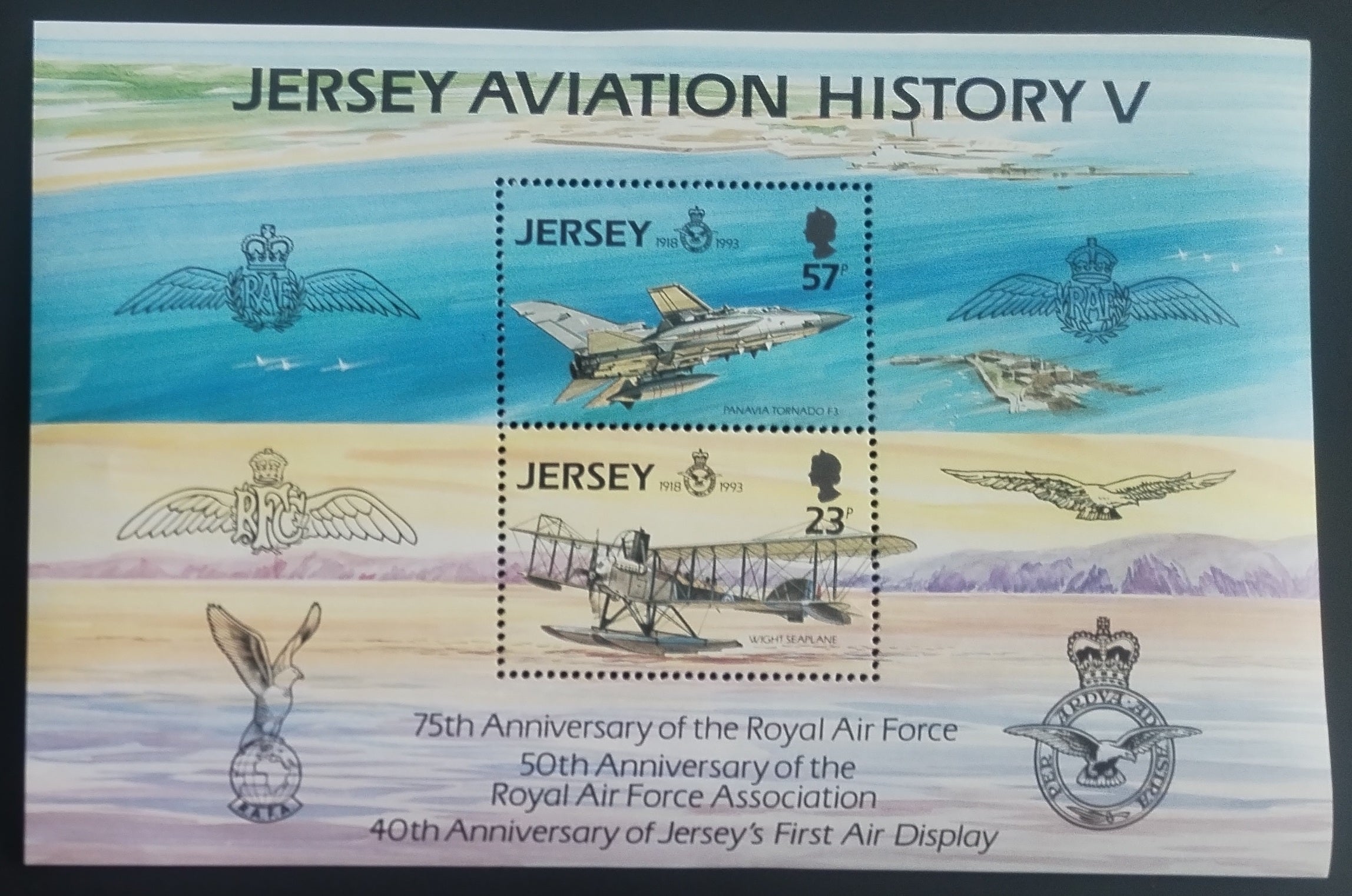 Jersey 1993 Výročí RAF, Letadla