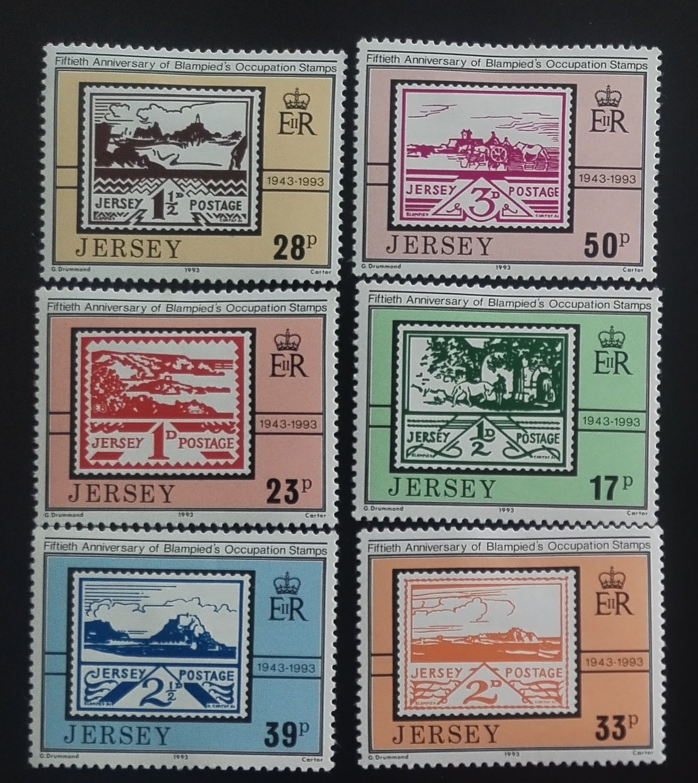 Jersey 1993 Výročí národní známky