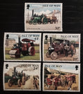 Isle of Man 1995 Steam cars and locomotives