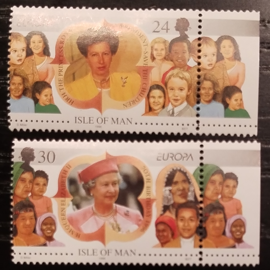 Ostrov Man 1996 Královna Alžběta II.