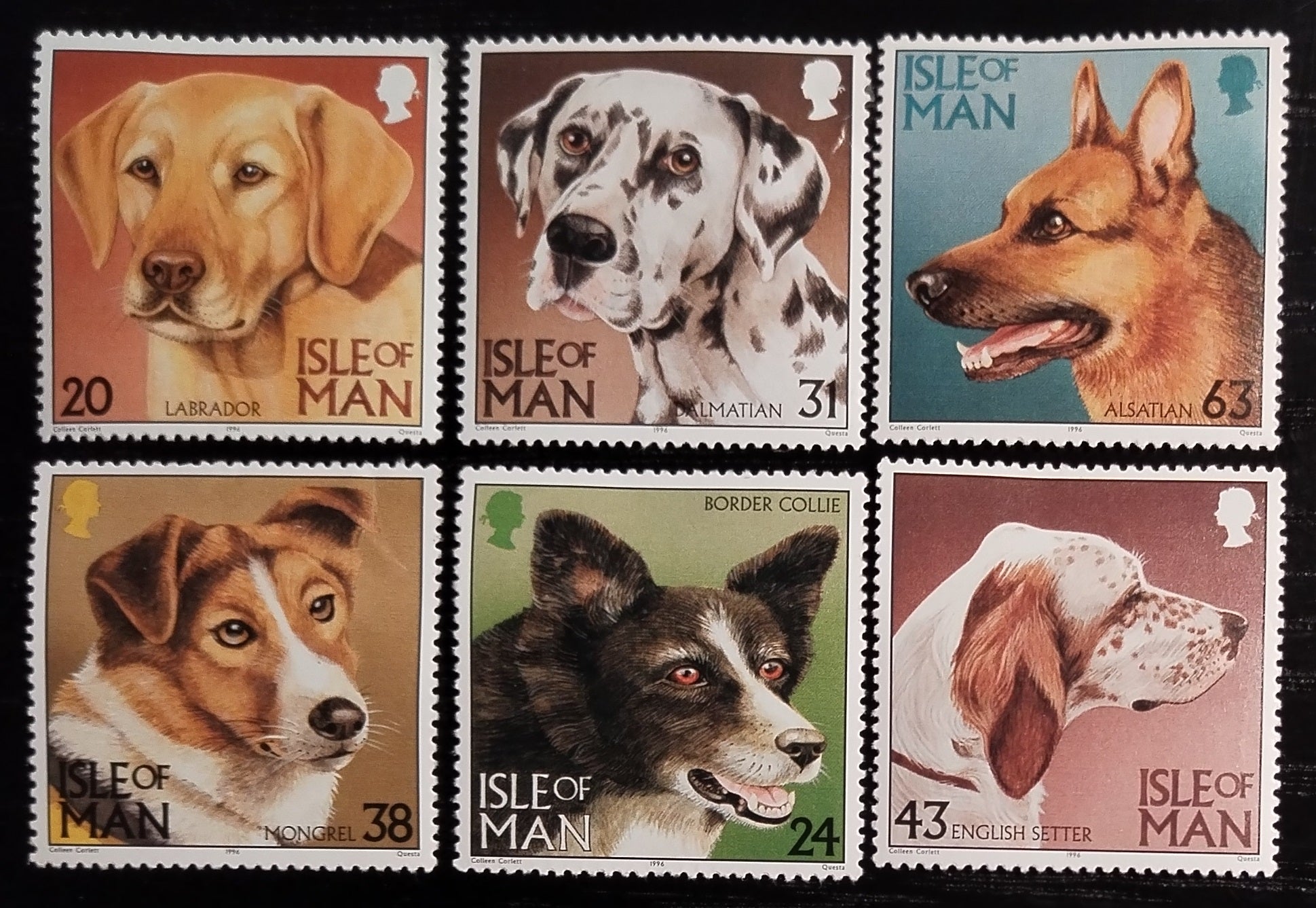 Isle of Man 1996 Dogs and their breeds