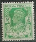 Britská Barma 1946 Hodnota 9p