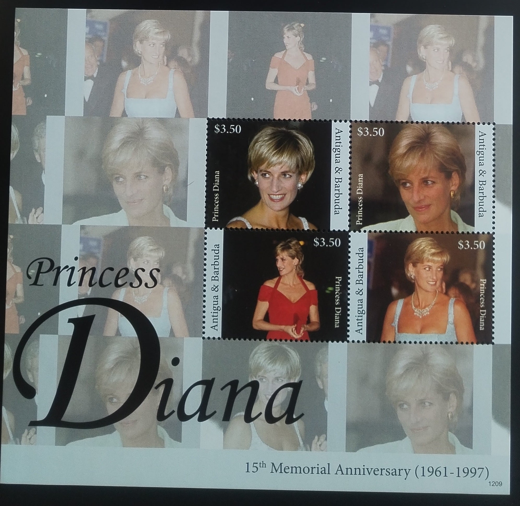 Antigua & Barbuda 2012 Princezna Diana a královská rodina I.