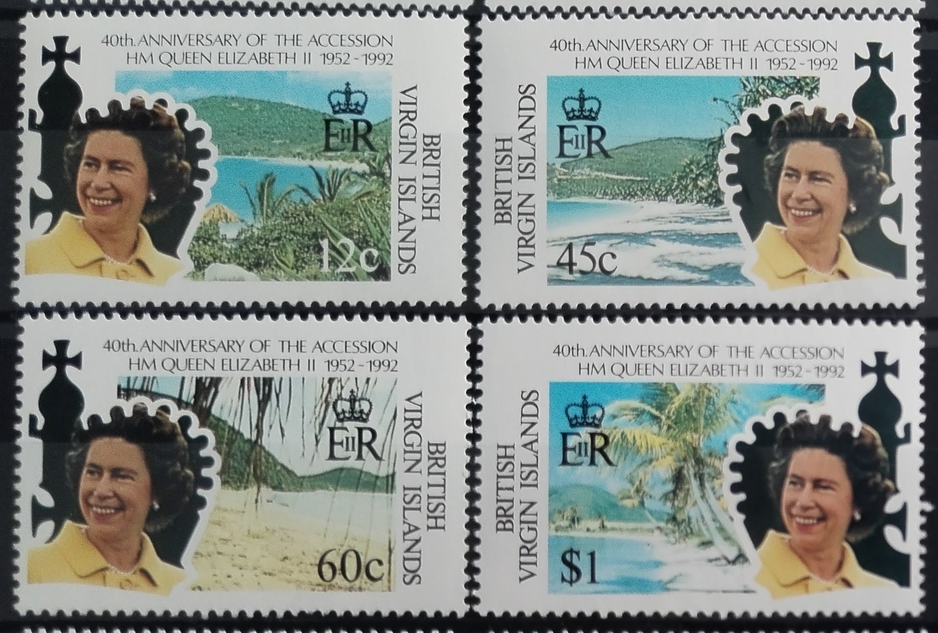 Britské Panenské ostrovy 1992 Výročí vlády královny