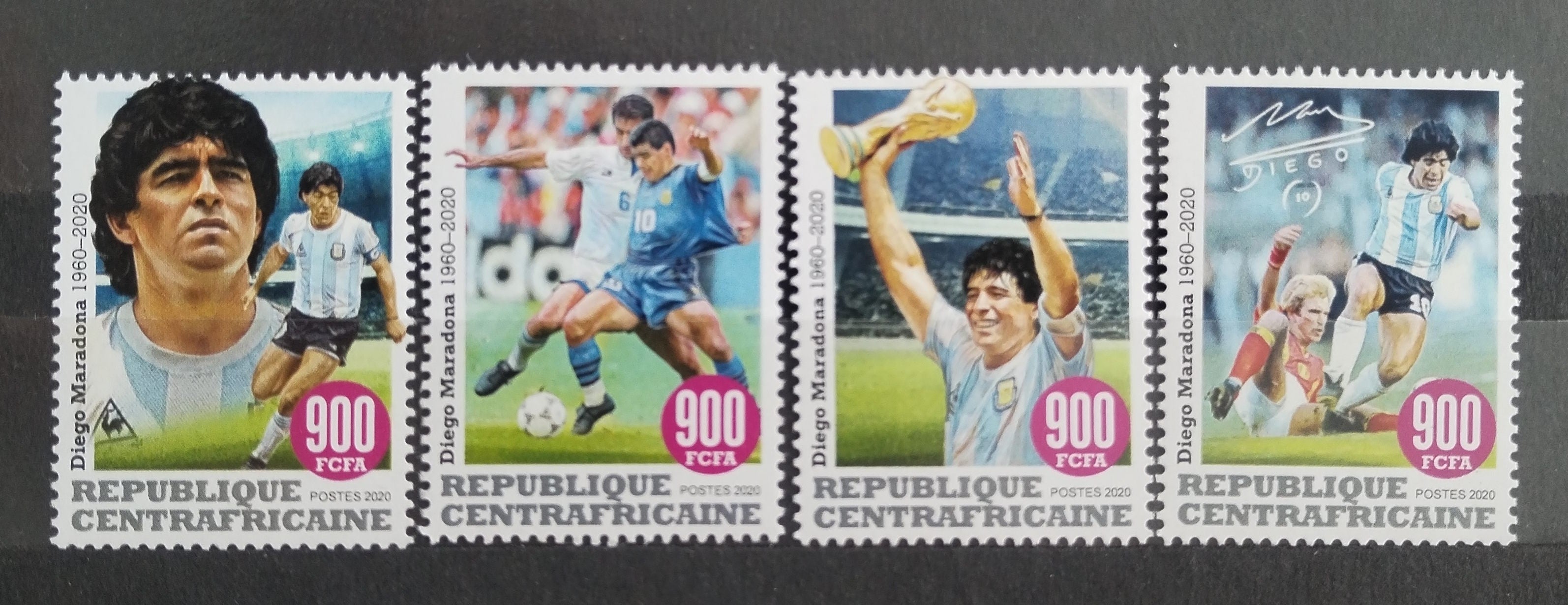 Středoafrická rep. 2020 Maradona a fotbal, Sport