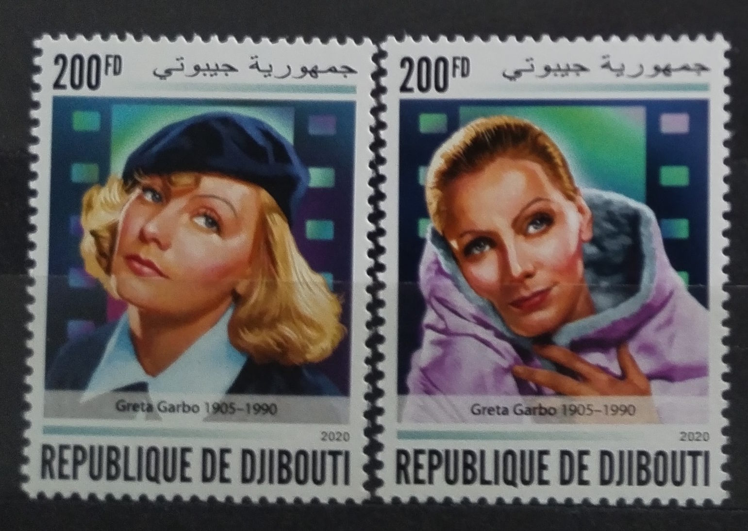 Džibutsko 2020 Greta Garbo, Osobnosti filmu