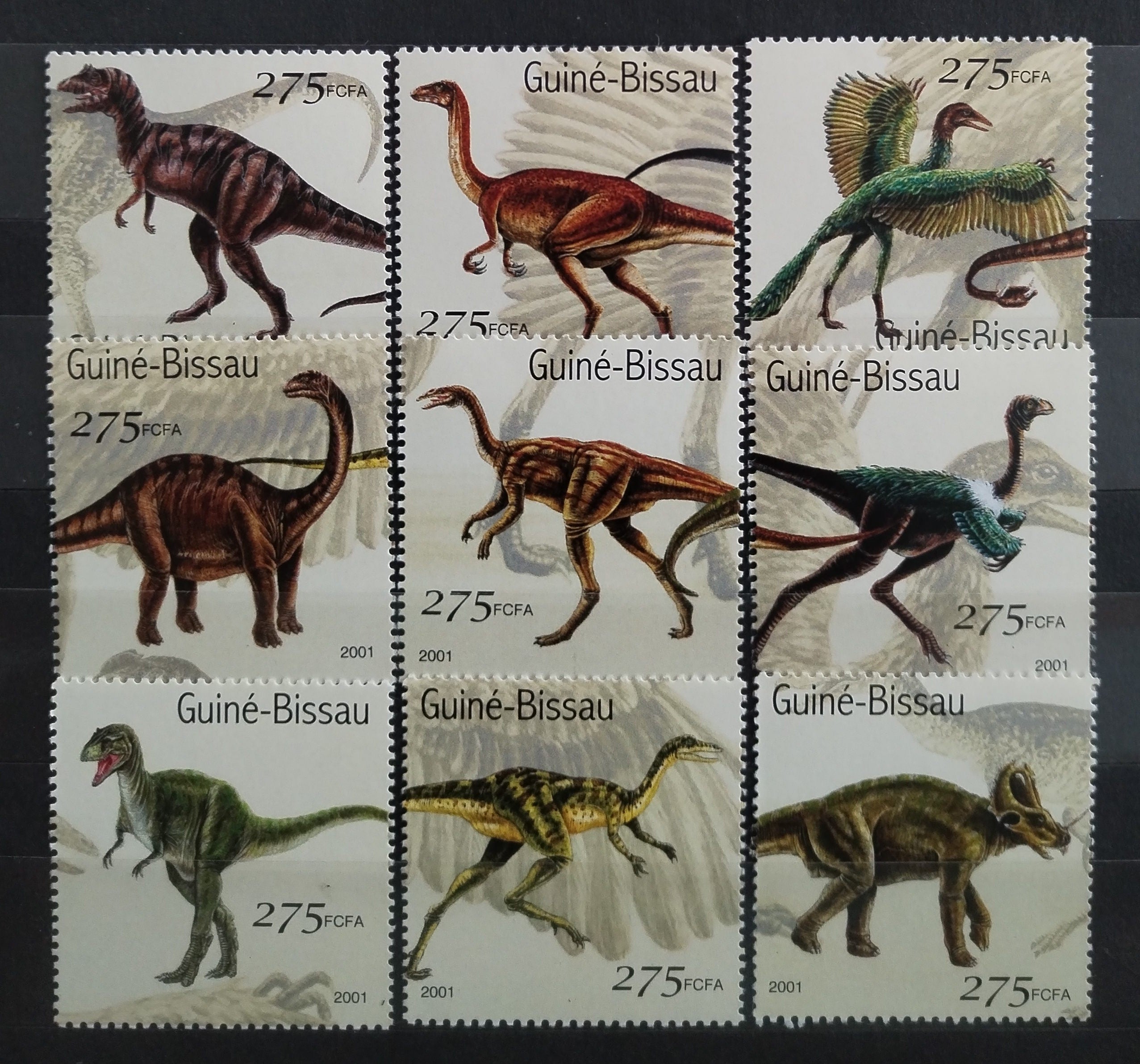 Guinea Bissau 2001 Dinosauři a pravěká fauna III.