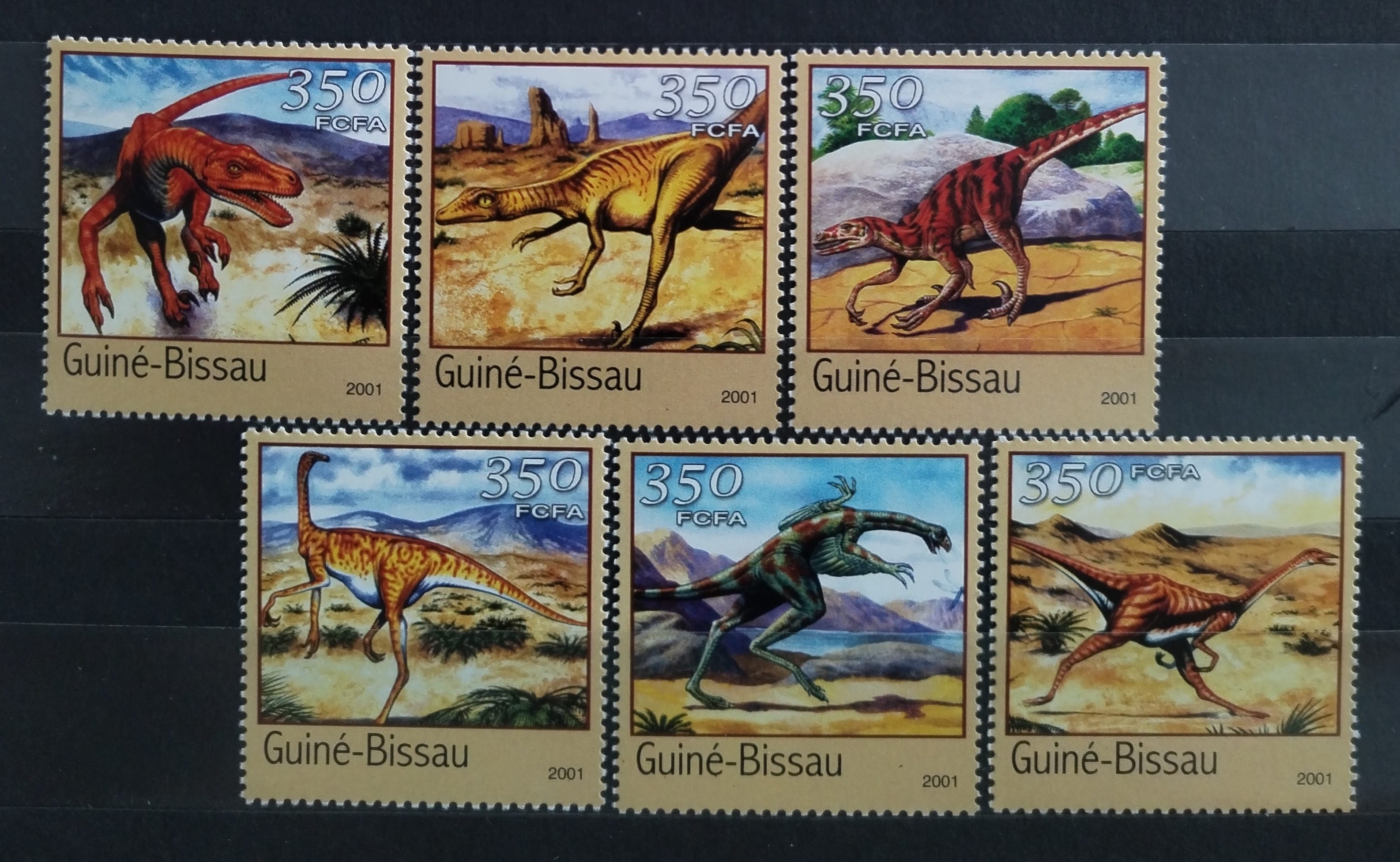 Guinea Bissau 2001 Dinosauři a pravěká fauna II.