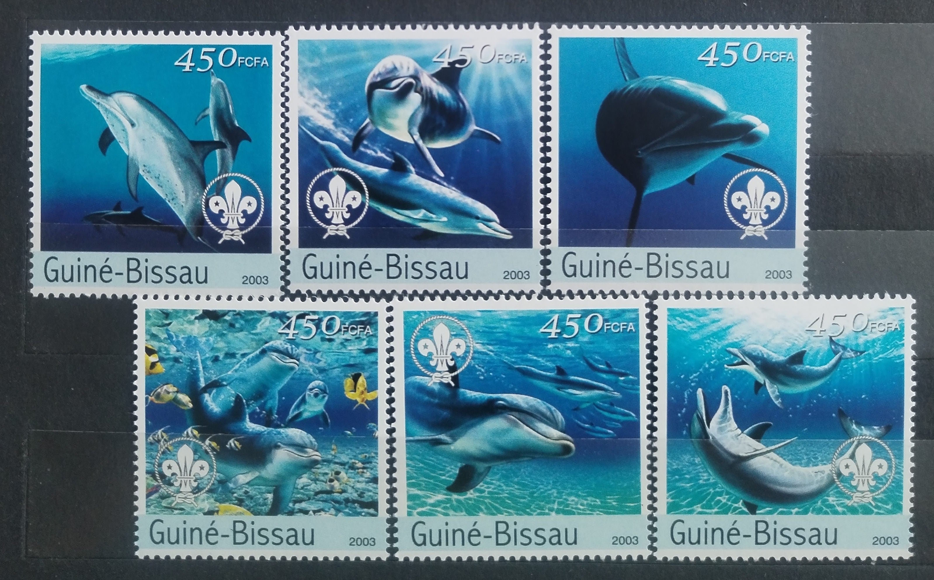 Guinea Bissau 2003 Delfíni a skaut, Ryby