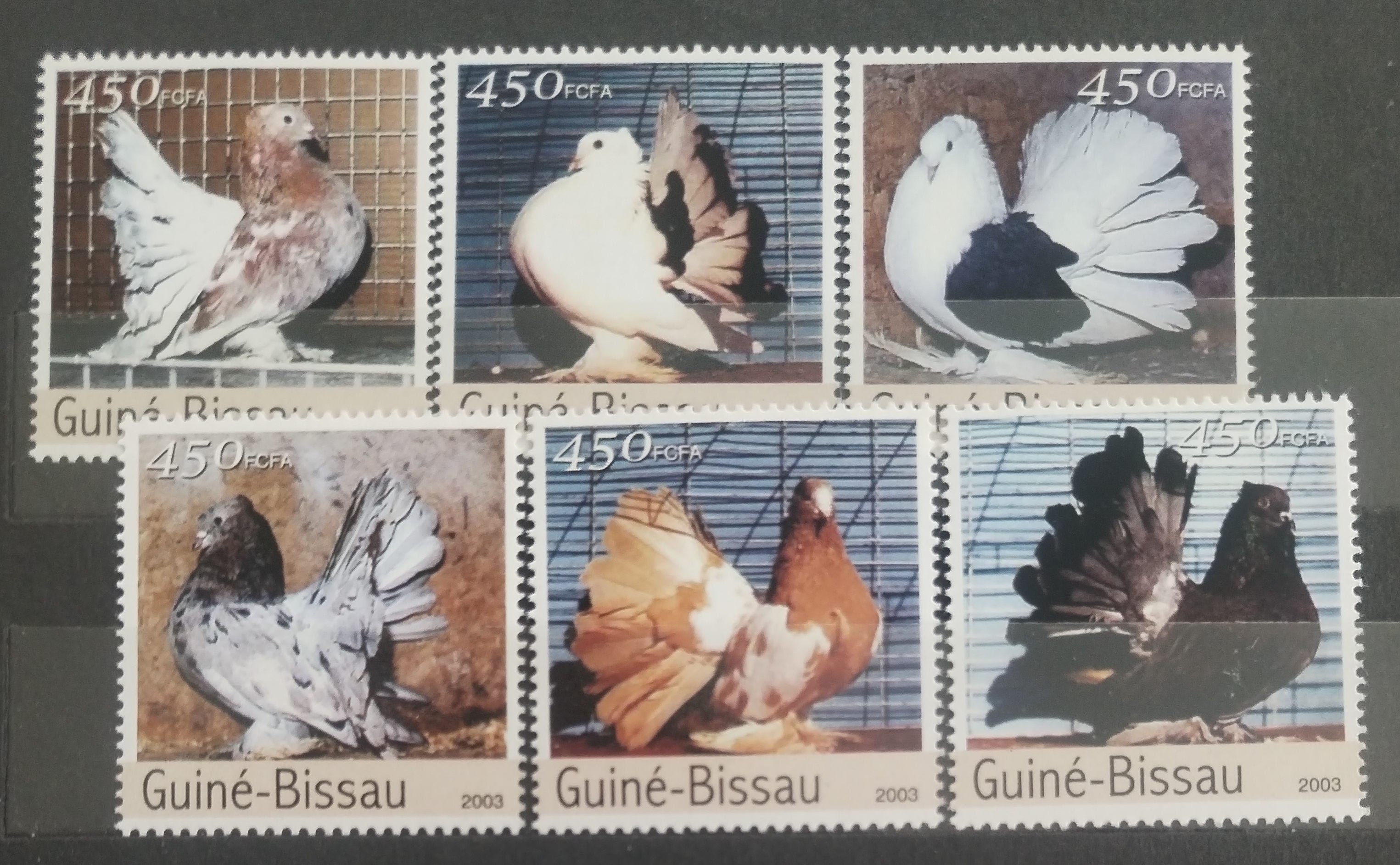 Guinea Bissau 2003 Holubi a ptáci