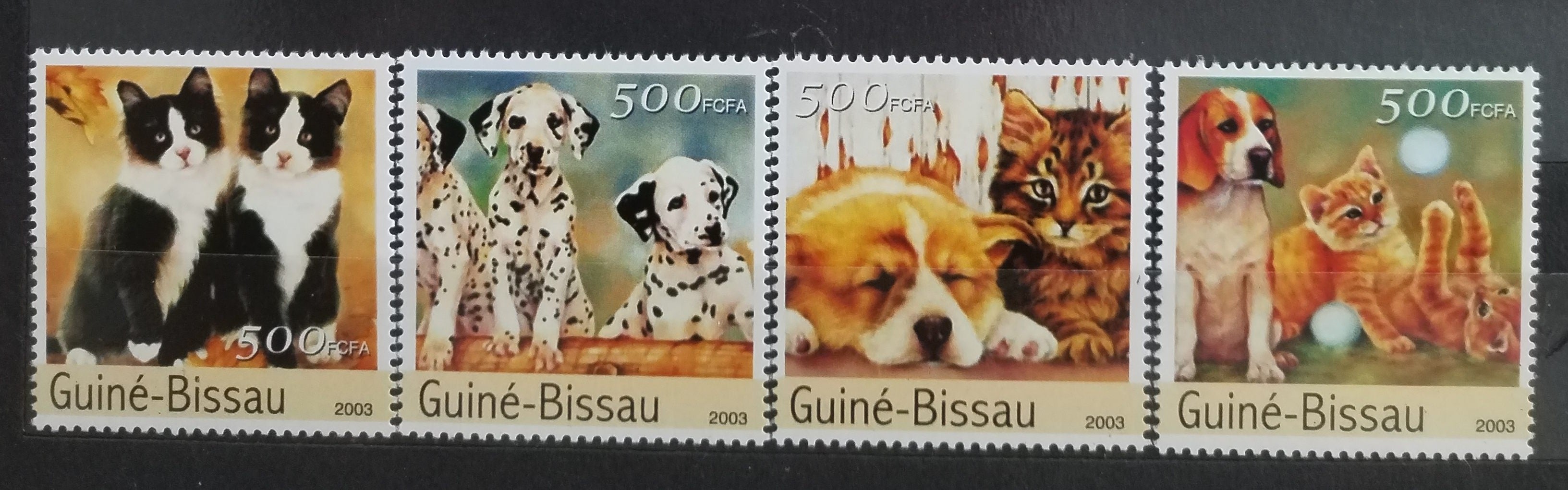 Guinea Bissau 2003 Kočky a psi, Fauna domova