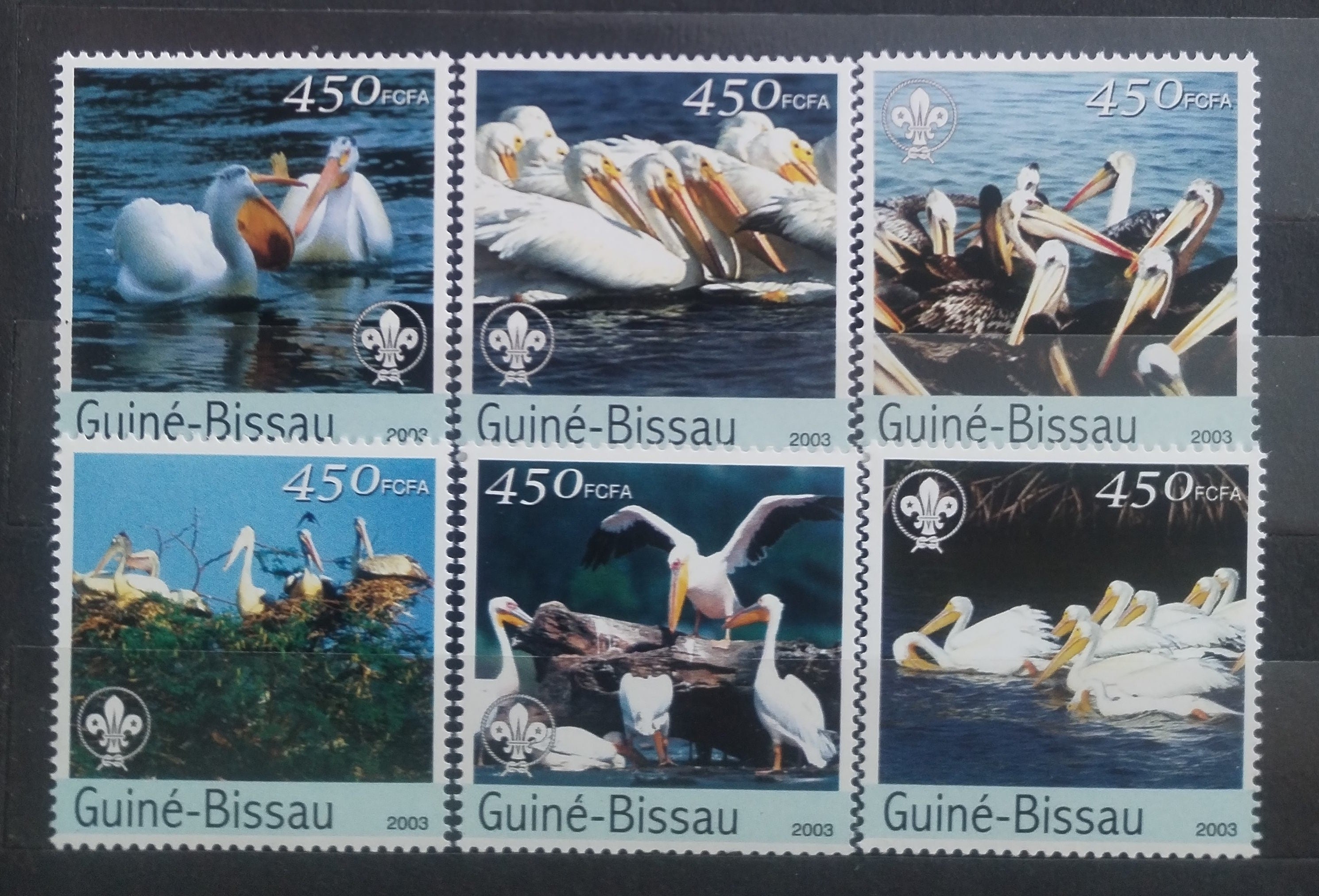 Guinea Bissau 2003 Pelikáni a skauting, Ptáci moře