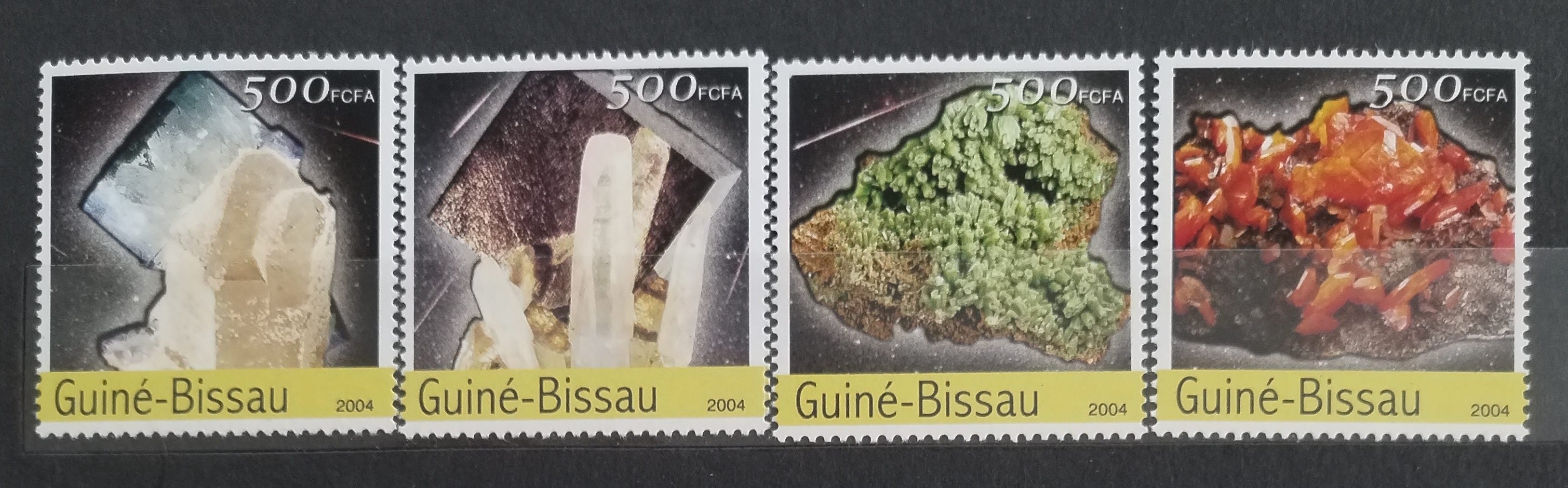 Guinea Bissau 2004 Minerály a nerosty Afriky