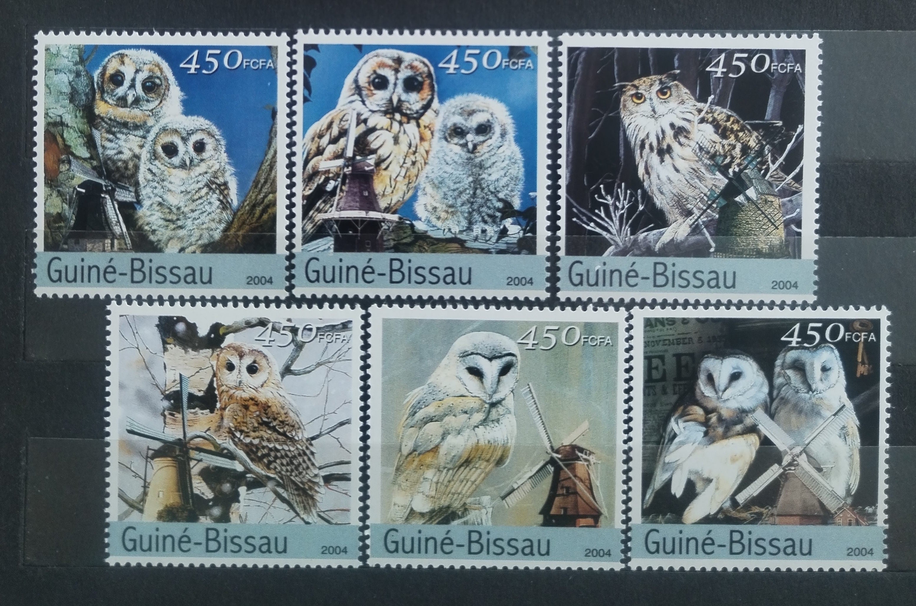 Guinea Bissau 2004 Sovy a noční ptáci Afriky