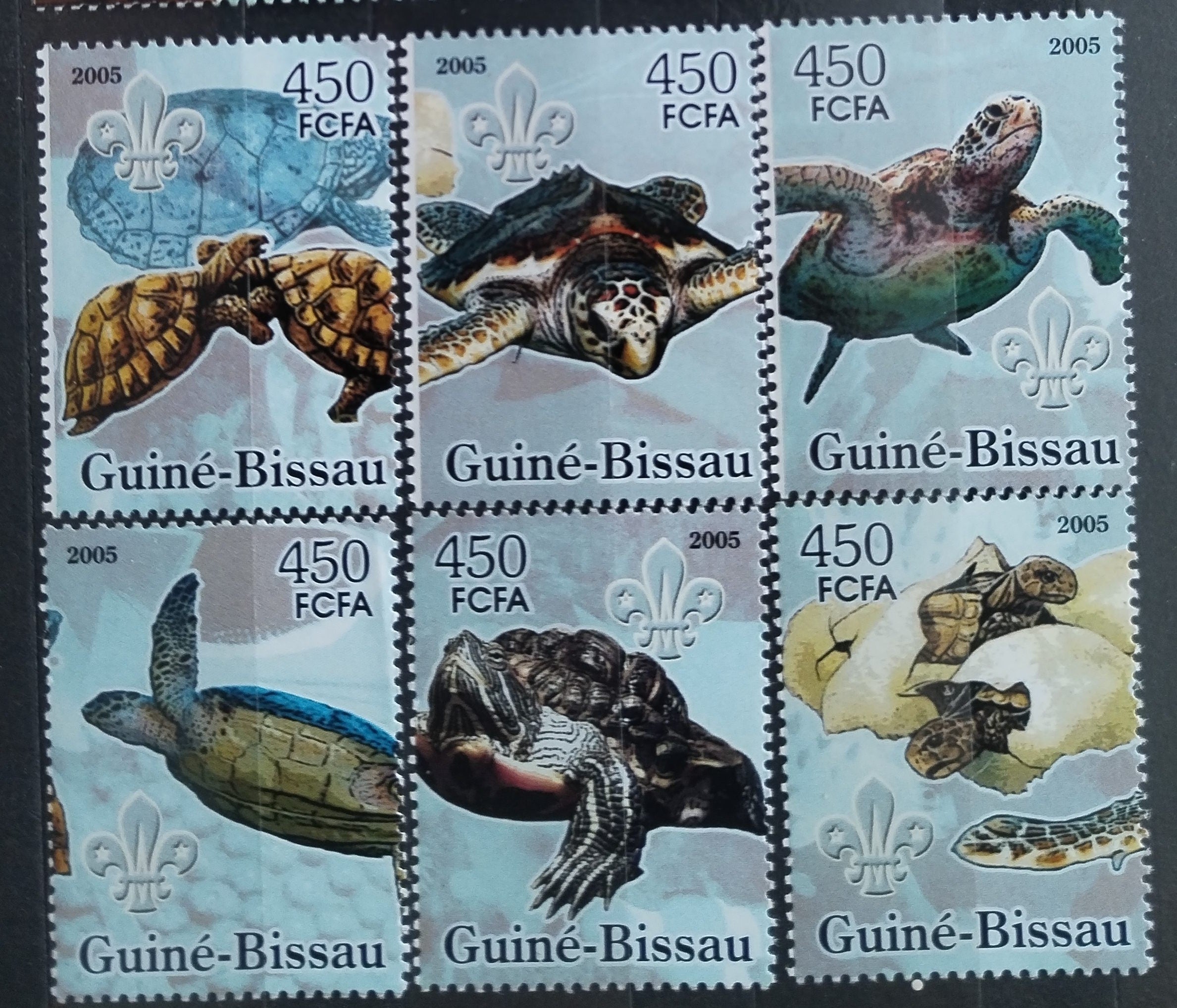 Guinea Bissau 2005 Želvy a plazi Afriky