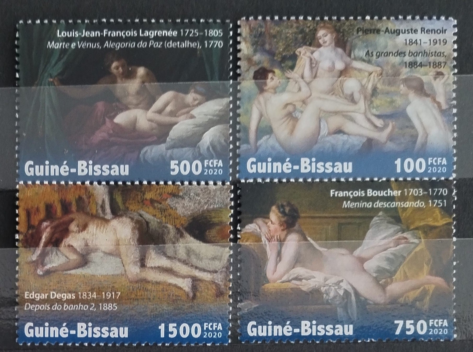 Guinea Bissau 2020 Nahota a akty v umění
