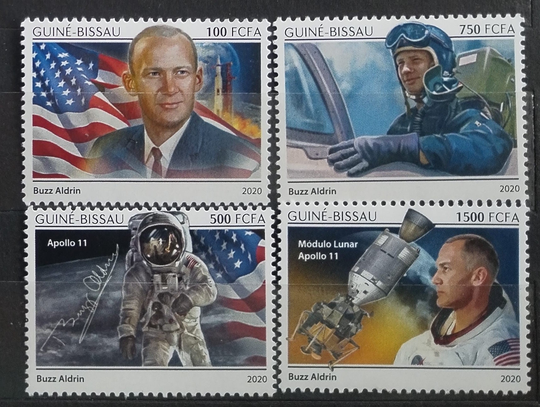 Guinea Bissau 2020 Buzz Aldrin a vesmír, Kosmos
