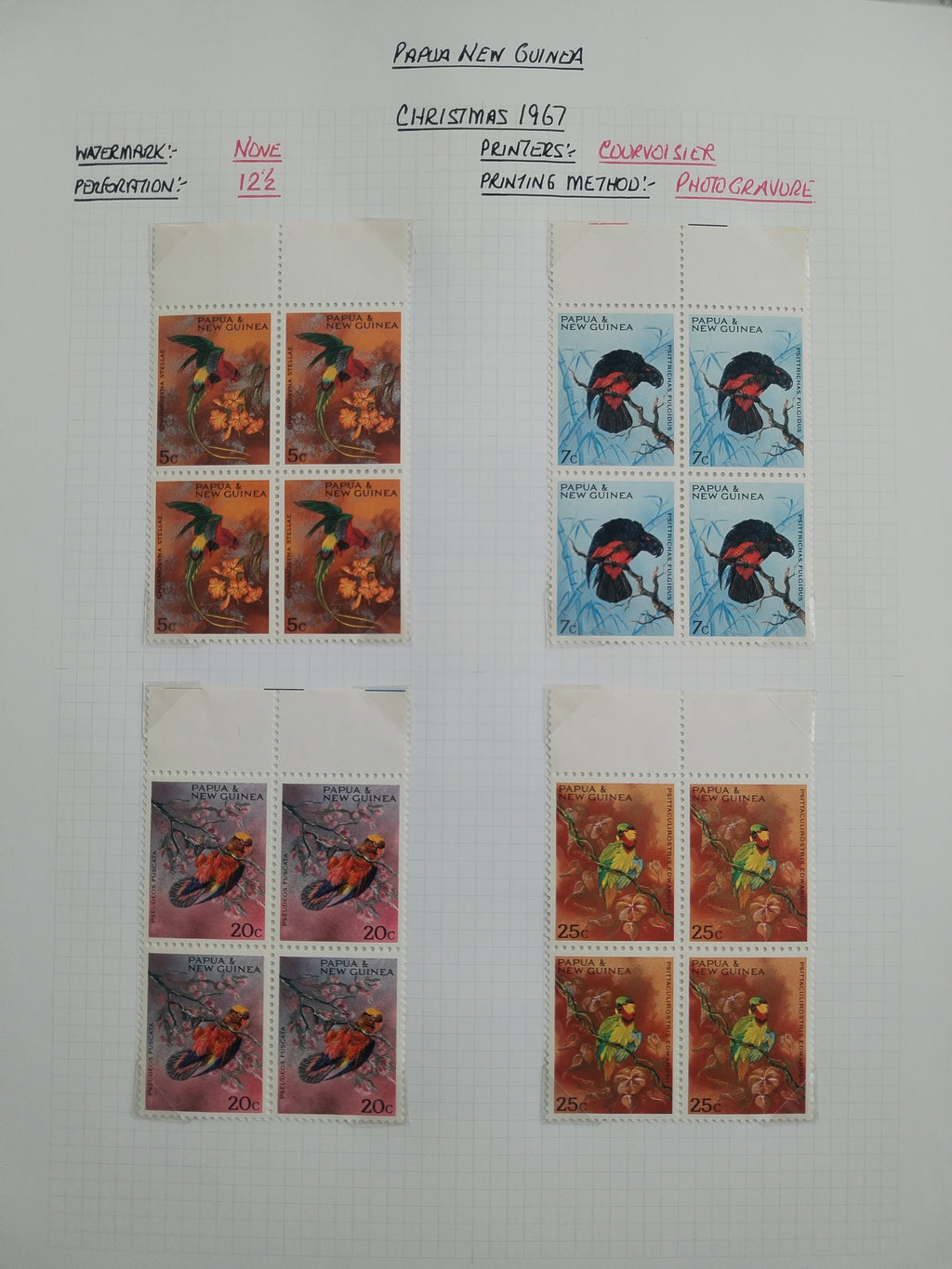 Neražená sbírka Papua Nová Guinea 1952-2003 +1000£