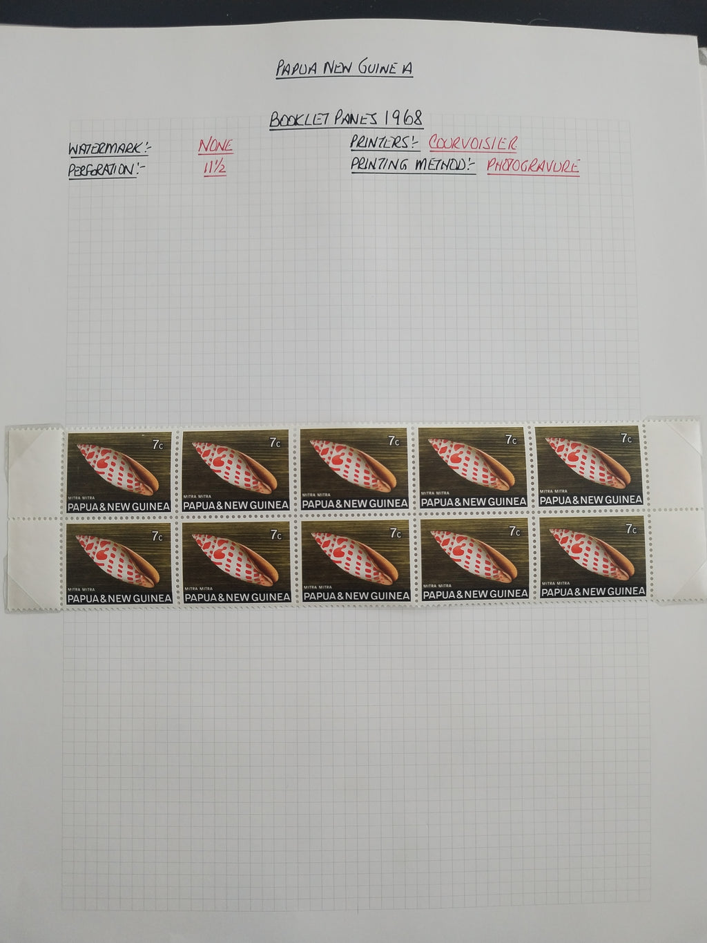Neražená sbírka Papua Nová Guinea 1952-2003 +1000£
