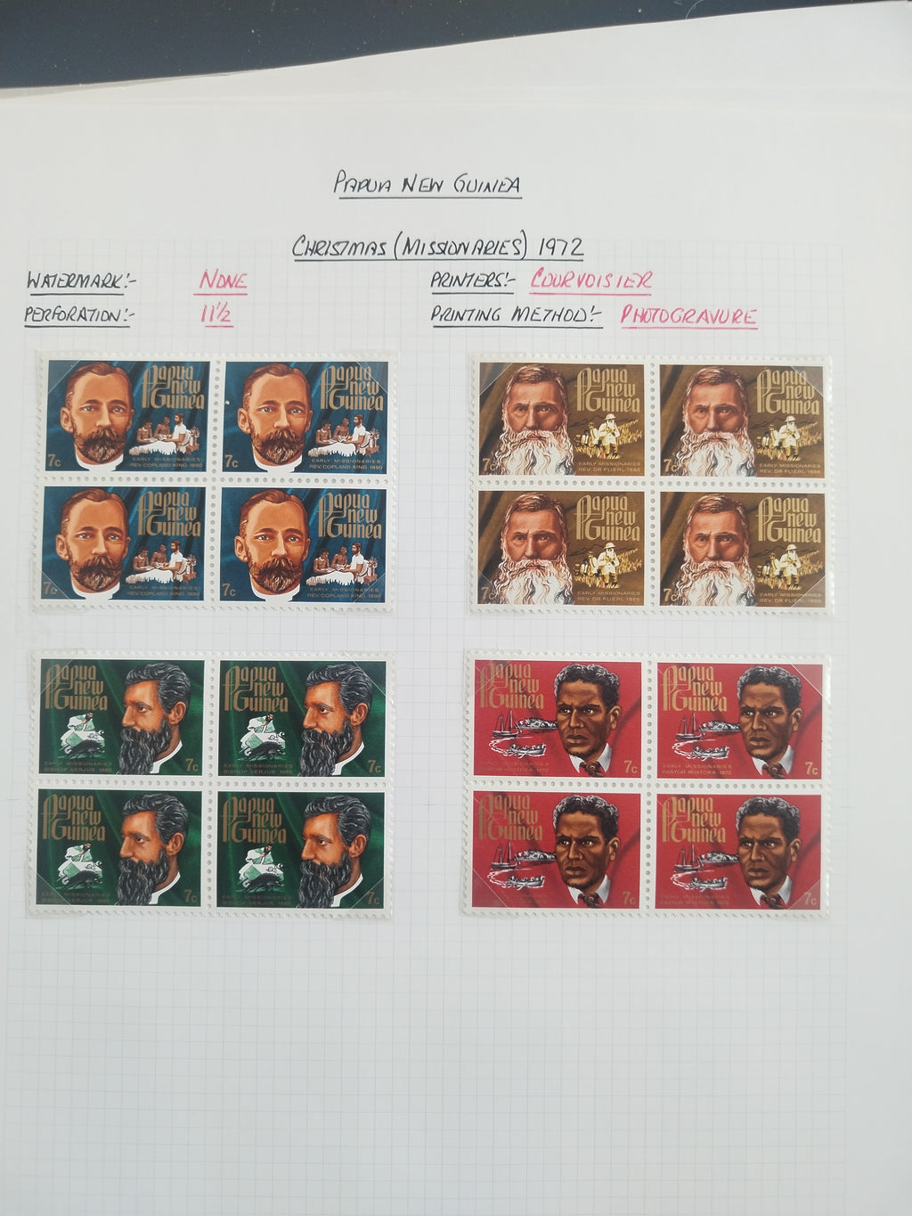 Neražená sbírka Papua Nová Guinea 1952-2003 +1000£