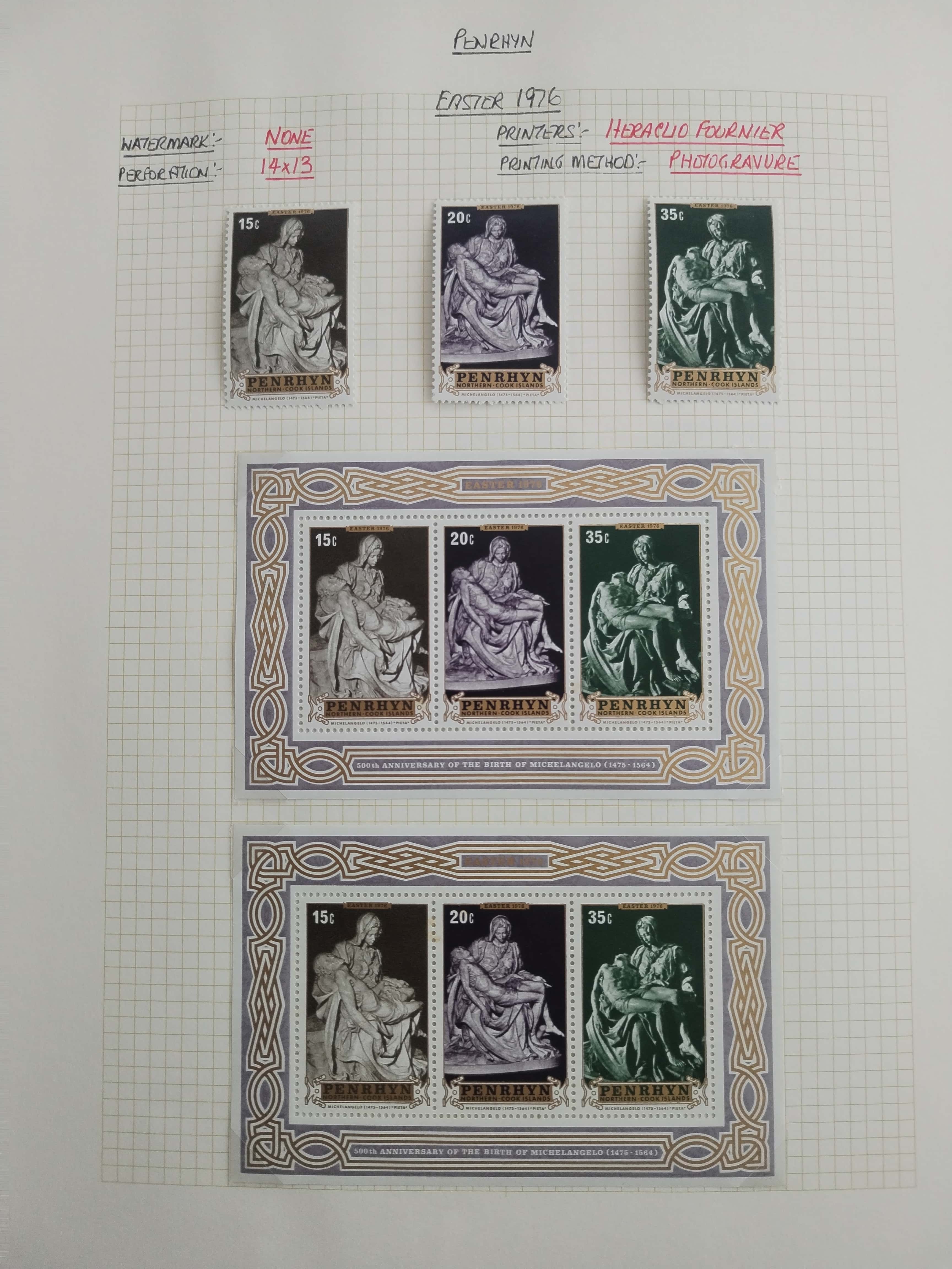 Neražená sbírka Penrhyn 1902-82 630£