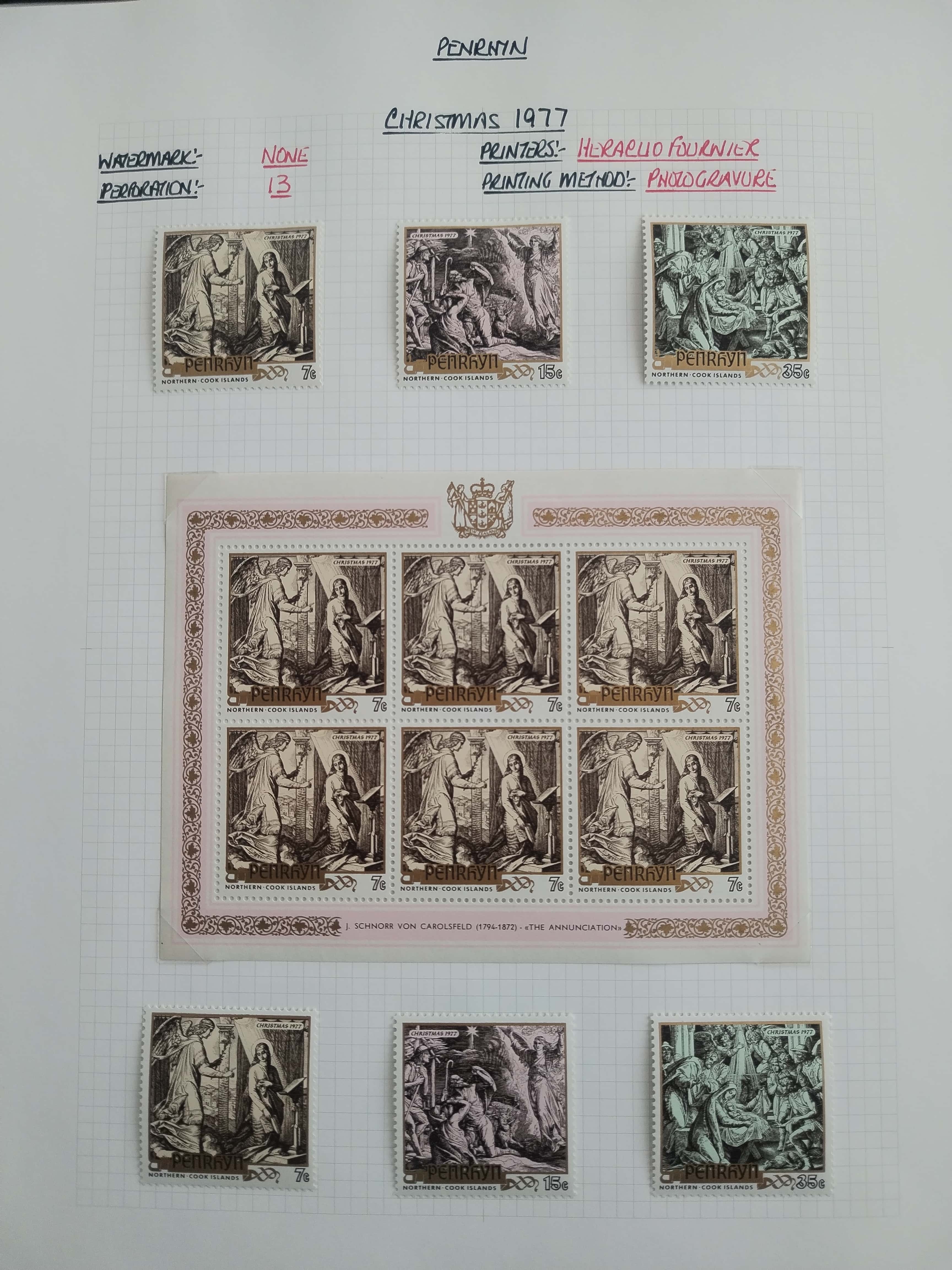Neražená sbírka Penrhyn 1902-82 630£