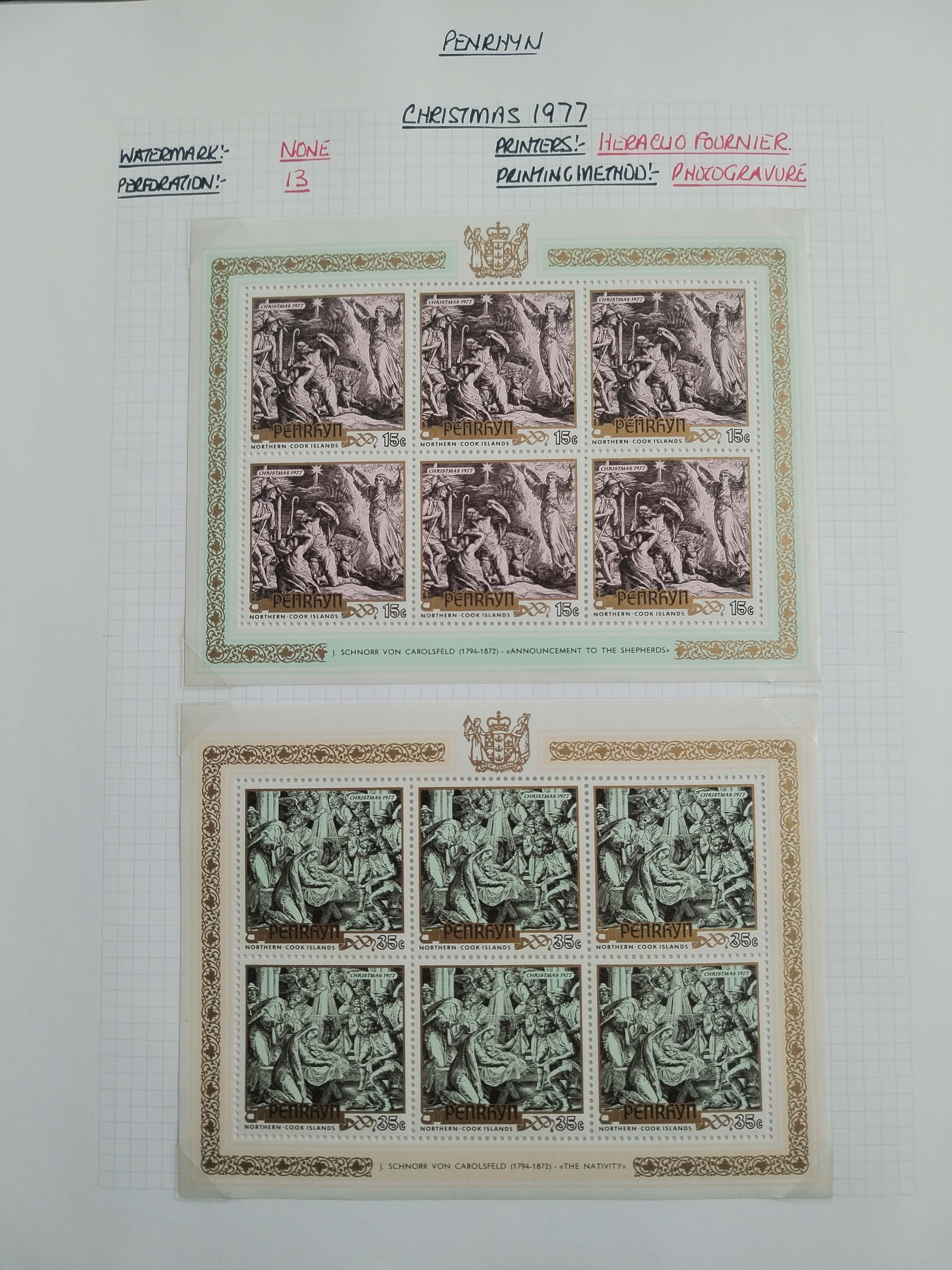 Neražená sbírka Penrhyn 1902-82 630£