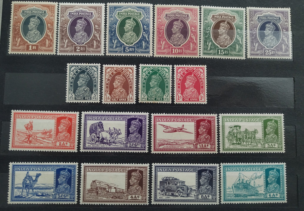 Britská Indie 1937 600£ Definitiva krále Jiřího VI.