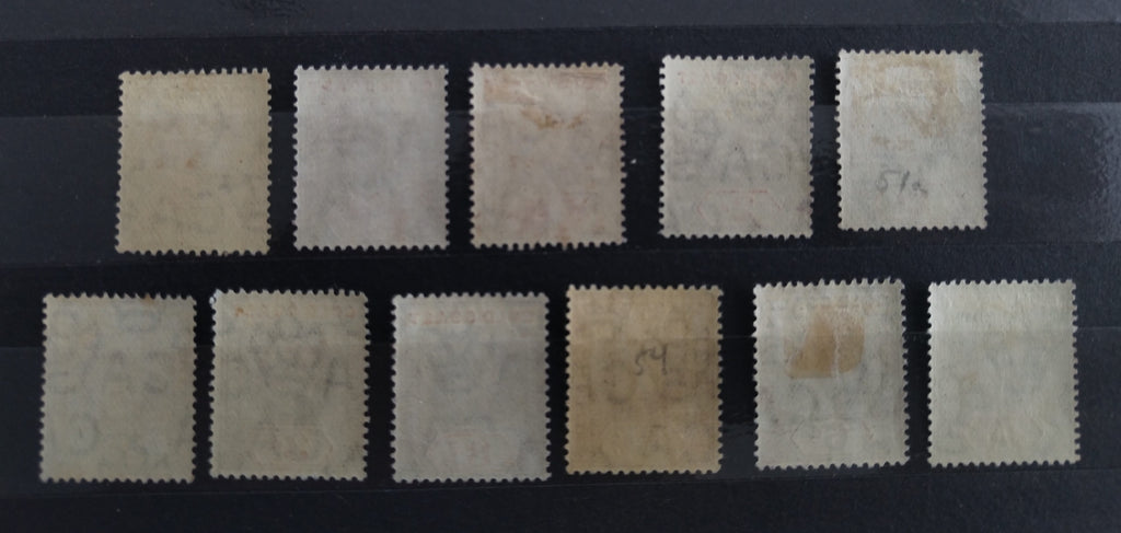 Gold Coast 1904-6 350£ Definitiva + komplet chalk paper