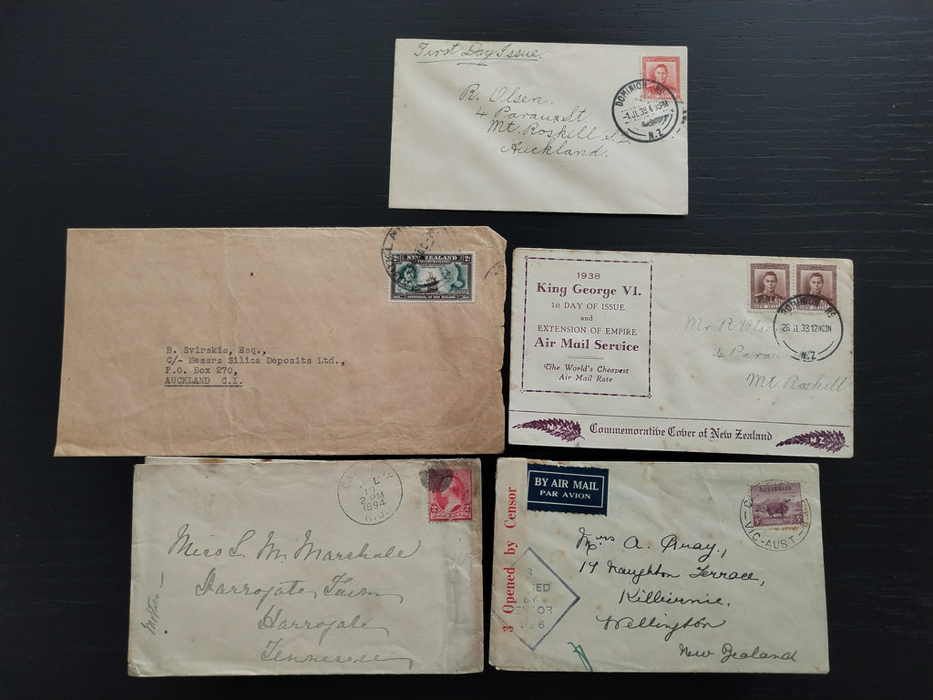 Modernější svět - 24ks celistvostí Commonwealth etc.