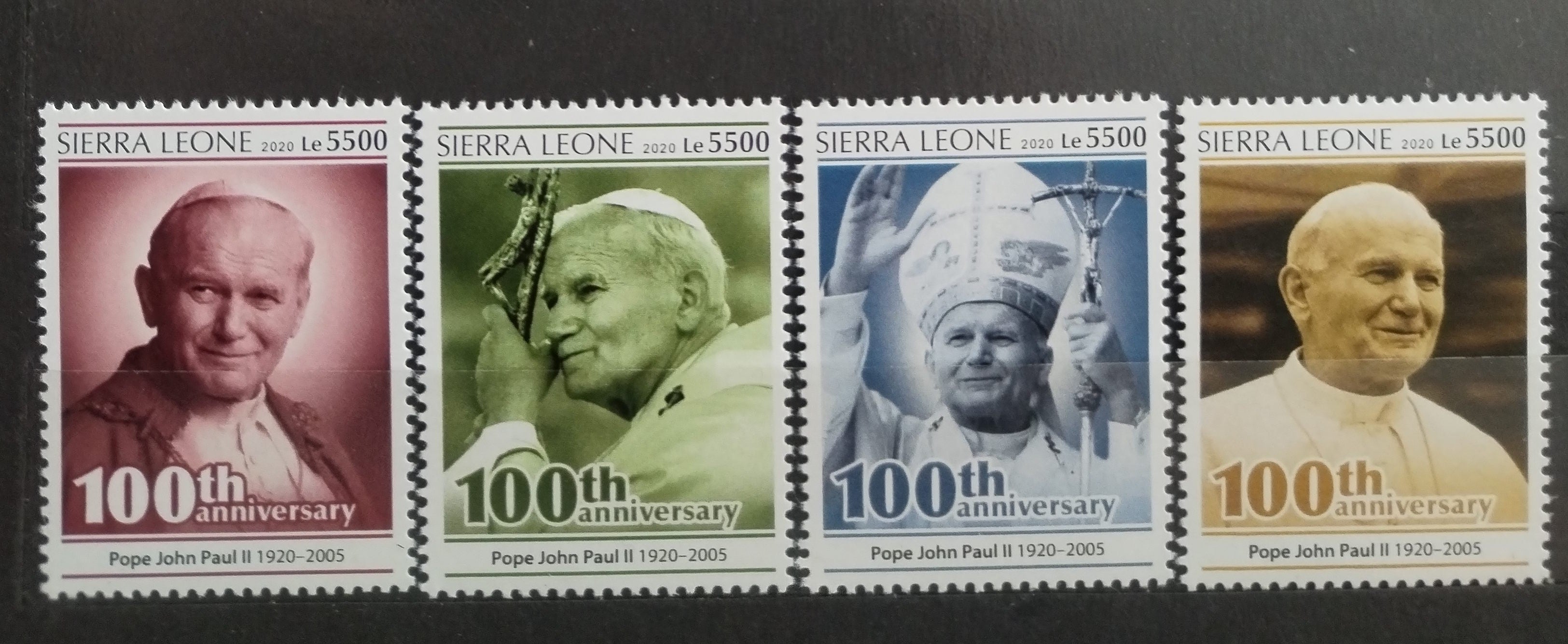 Sierra Leone 2020 Papež Jan Pavel II.