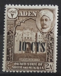 Aden - Kuejtí v Hadramautu 1951 Přetisk nové měny - 10c