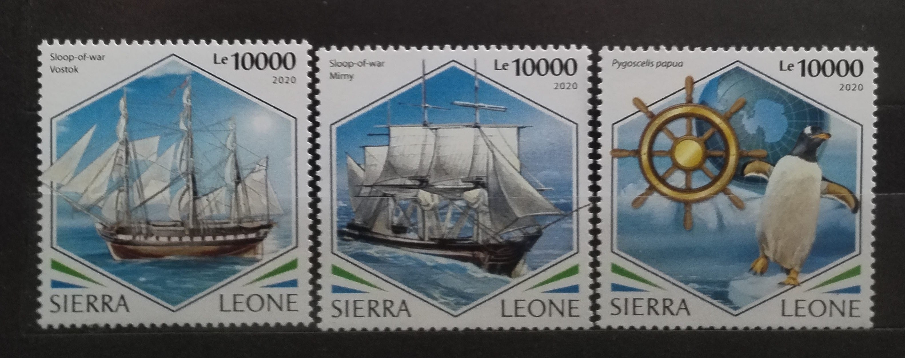 Sierra Leone 2020 Arktický průzkum, Ptáci a lodě