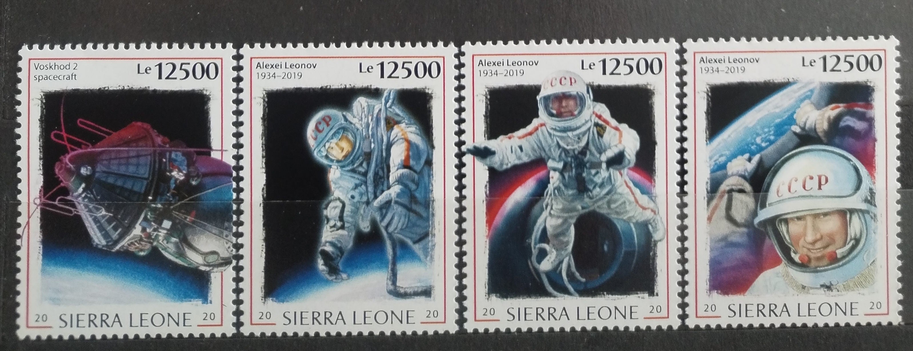 Sierra Leone 2020 Leonov a průzkum vesmíru