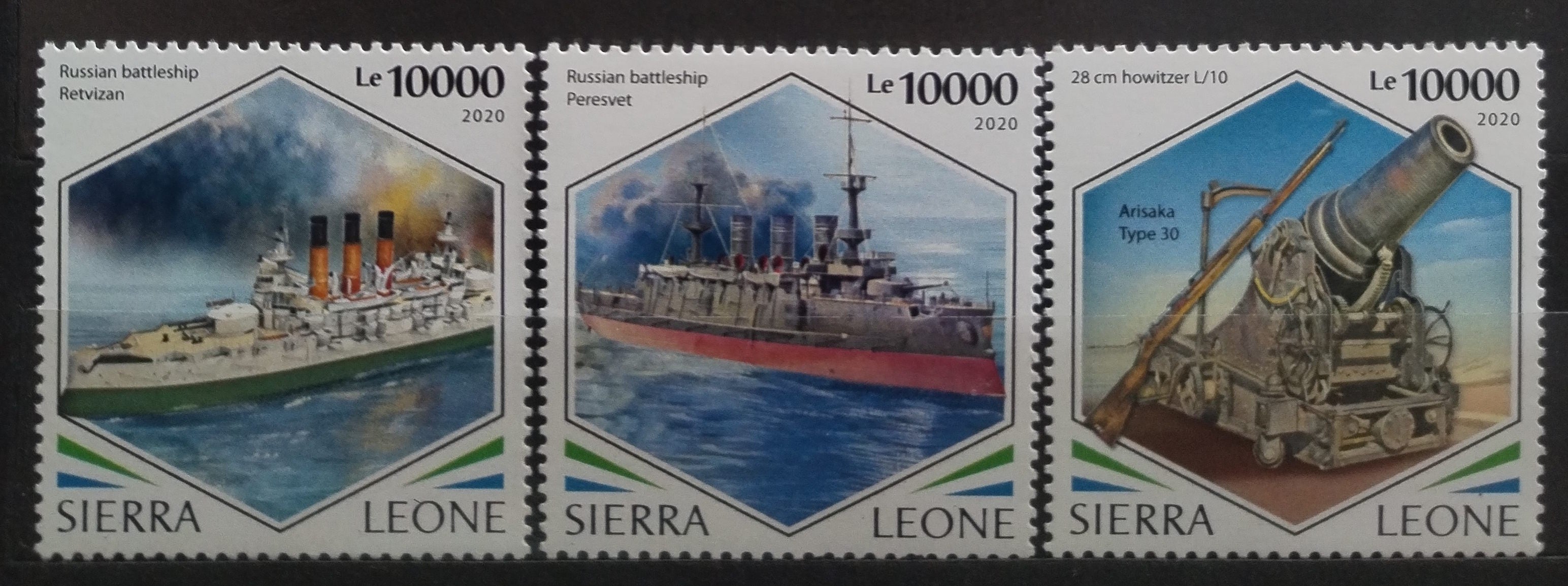 Sierra Leone 2020 Ruské lodě