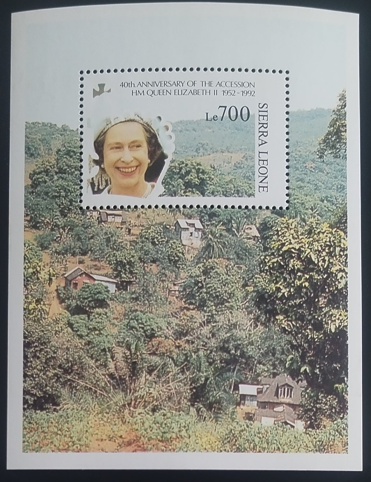Sierra Leone 1992 Výročí vlády královny Alžběty II.